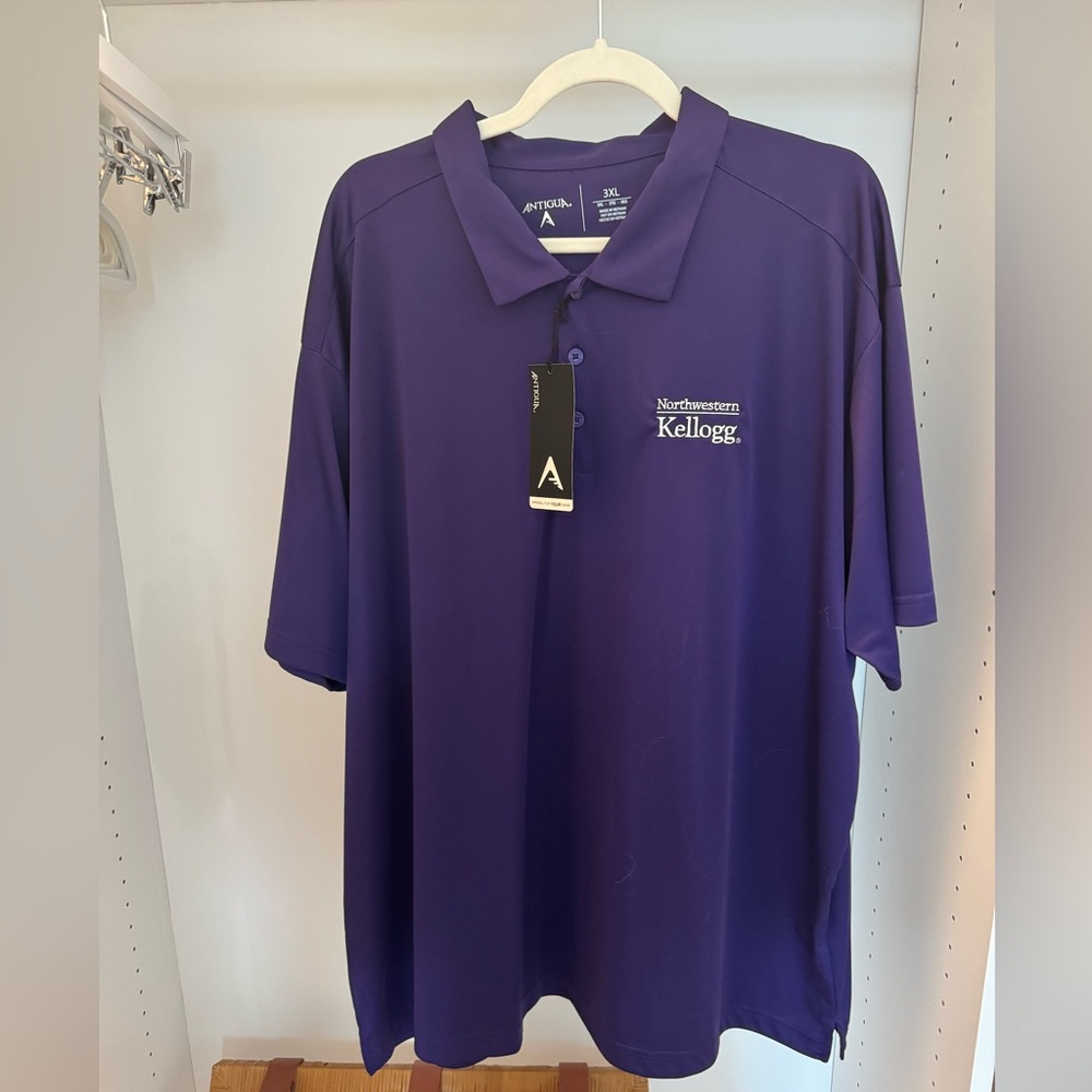 NWT Men’s Northwestern Kellogg polo